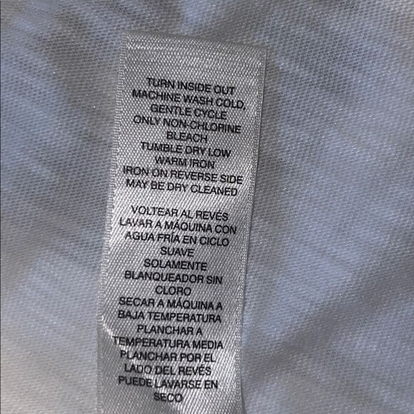 CHICO’S Alabaster Beaded V Neck Short Sleeve Top-1/Medium NWT! - Picture 9 of 9